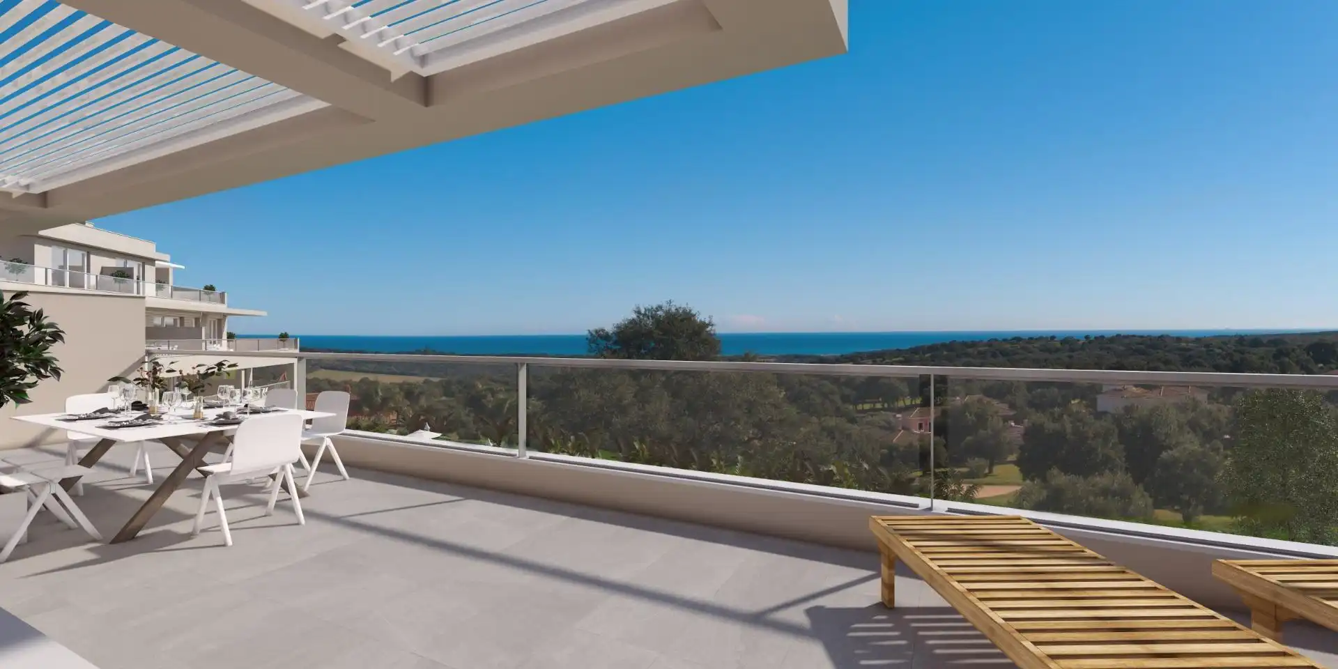 Terraza de Apartamento en venta en San Roque con Aire acondicionado, Calefacción y Jardín privado