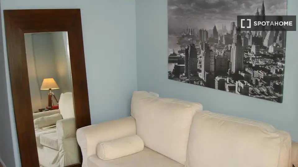 Sala de estar de Piso de alquiler en Bétera con Aire acondicionado, Calefacción y Amueblado