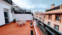 Terrace of Flat to rent in  Madrid Capital  with Air Conditioner, Heating and Parquet flooring