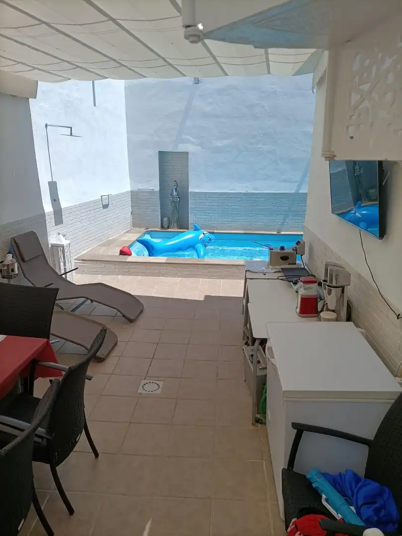 Swimming pool of Houses for sale in Chipiona  with Air Conditioner, Terrace and Swimming Pool