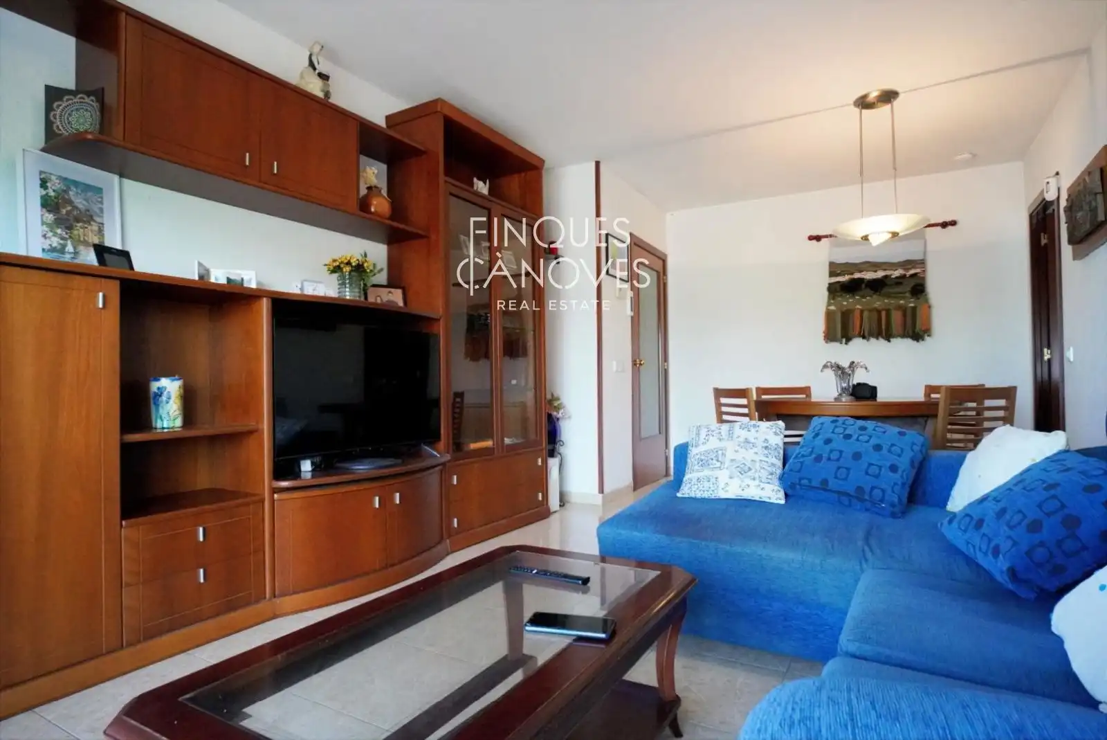 Wohnzimmer von Wohnung zum Verkauf in Girona Capital mit Heizung, Terrasse und Möbliert