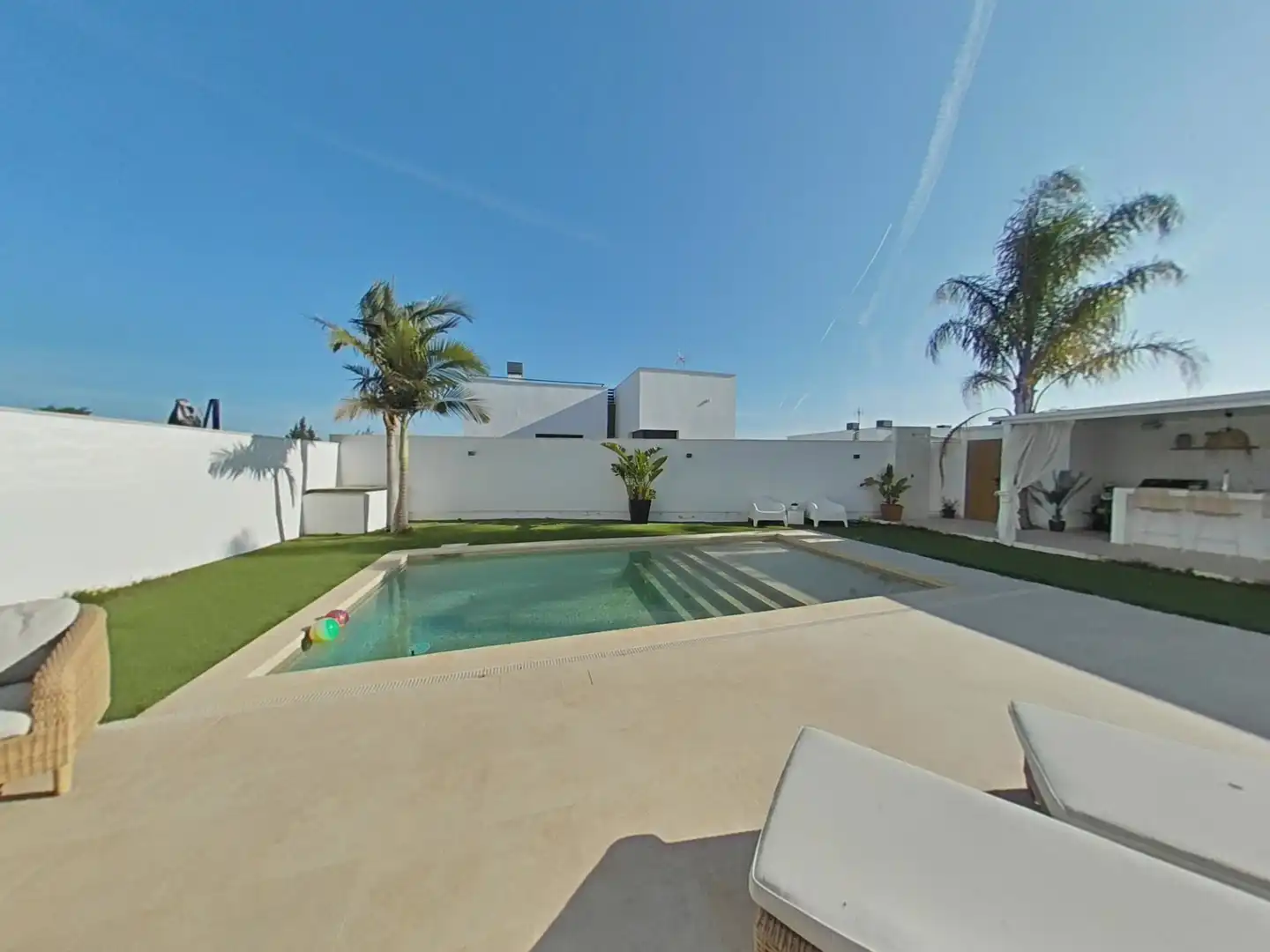 Piscina de Casa adosada en venta en Alhaurín de la Torre con Aire acondicionado, Jardín privado y Terraza
