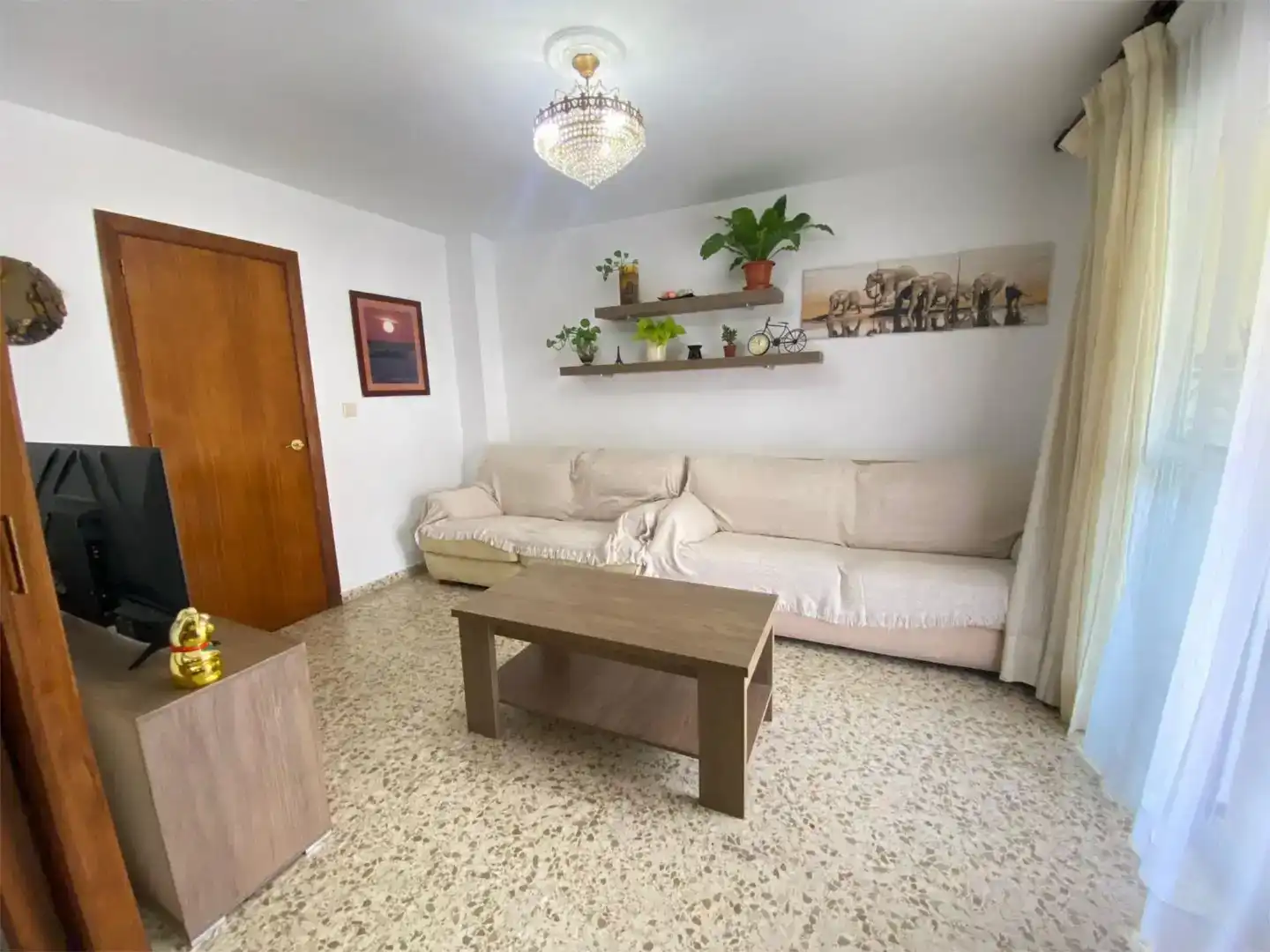 Sala d'estar de Pis en venda en Huerta Fava - Santiago