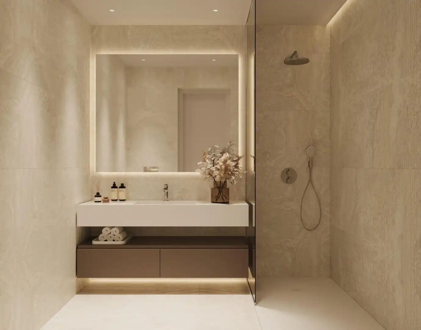 Bathroom of Flat for sale in Estepona  with Air Conditioner, Heating and Private garden