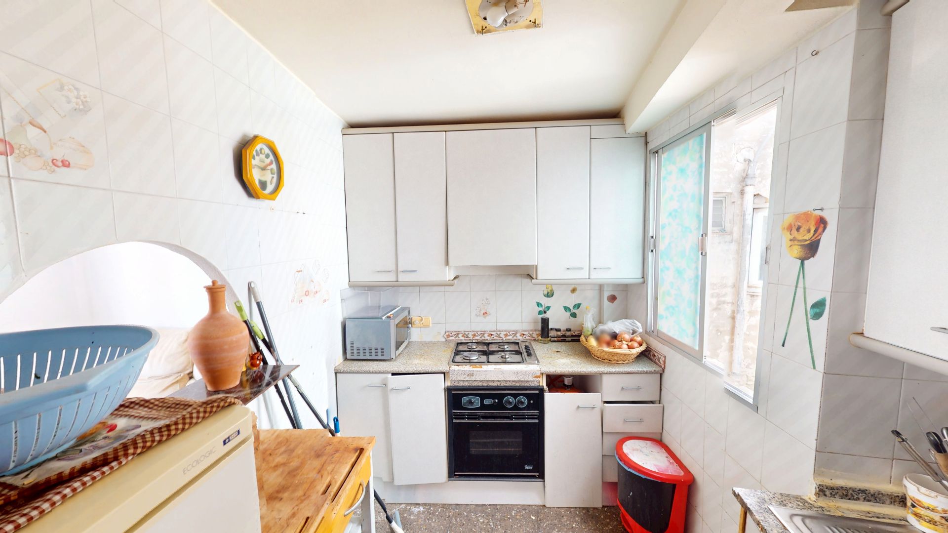 Cocina de Piso en venta en Elche / Elx con Amueblado y Balcón