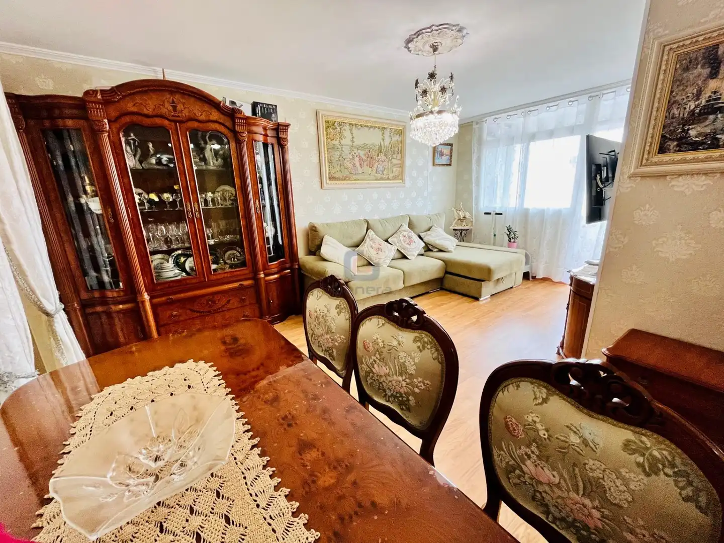 Sala de estar de Piso en venta en Alicante / Alacant con Aire acondicionado, Terraza y Amueblado