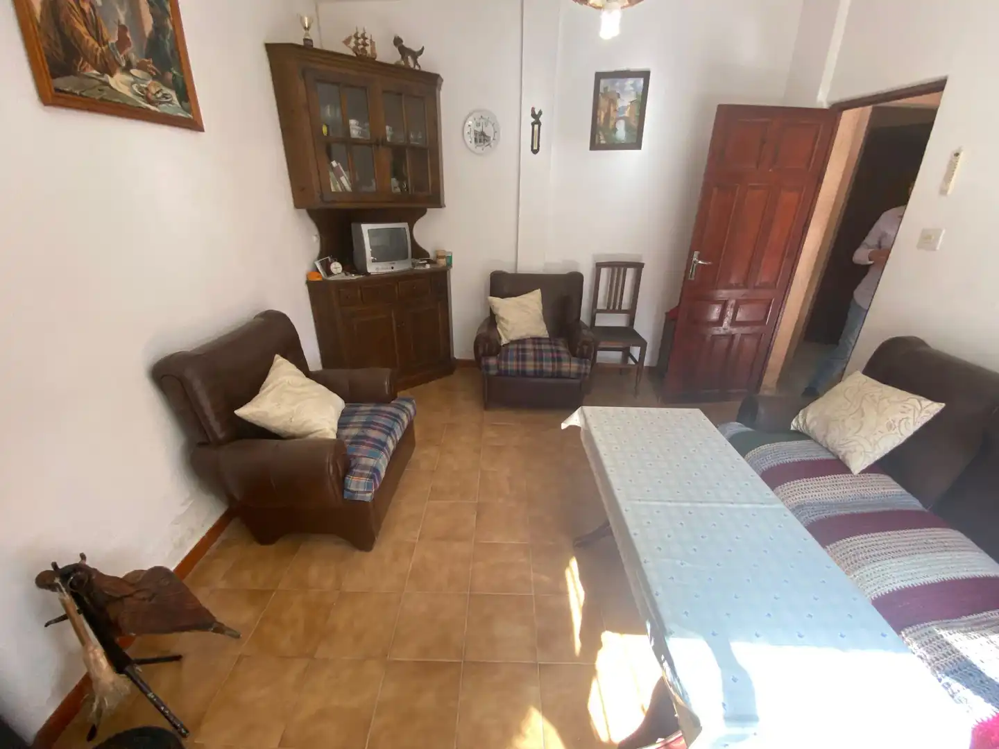Sala d'estar de Finca rústica en venda en Villafranca Montes de Oca amb Calefacció, Jardí privat i Traster