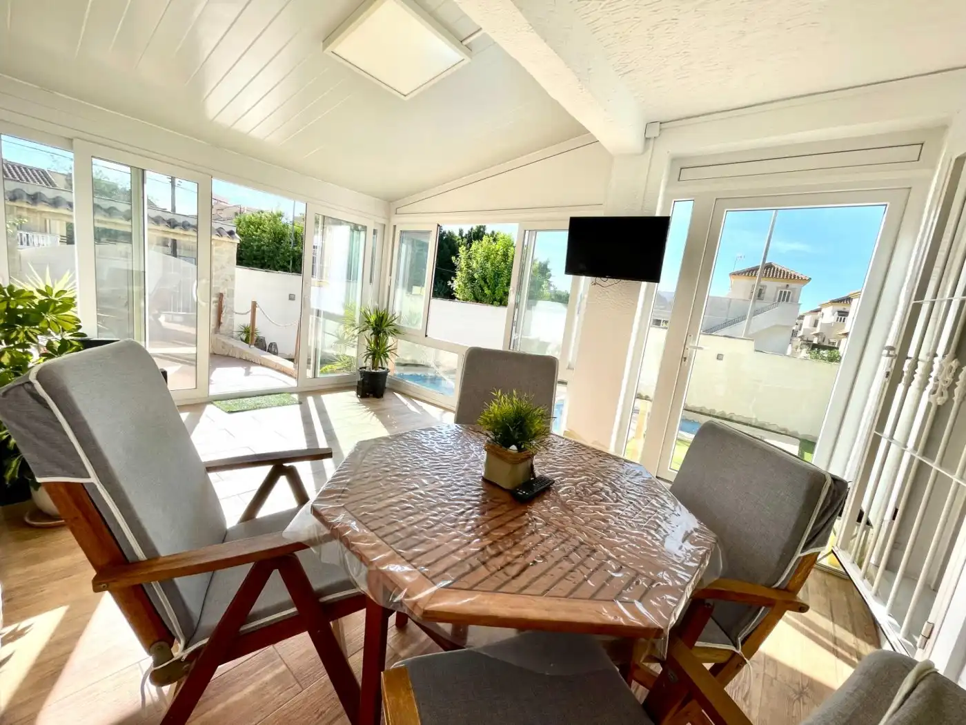 Dining room of Houses for rent in San Fulgencio  with Air Conditioner, Heating and Private garden