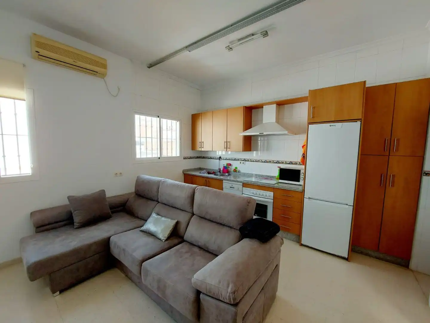 Kitchen of Flat for sale in Brenes  with Air Conditioner, Storage room and Balcony