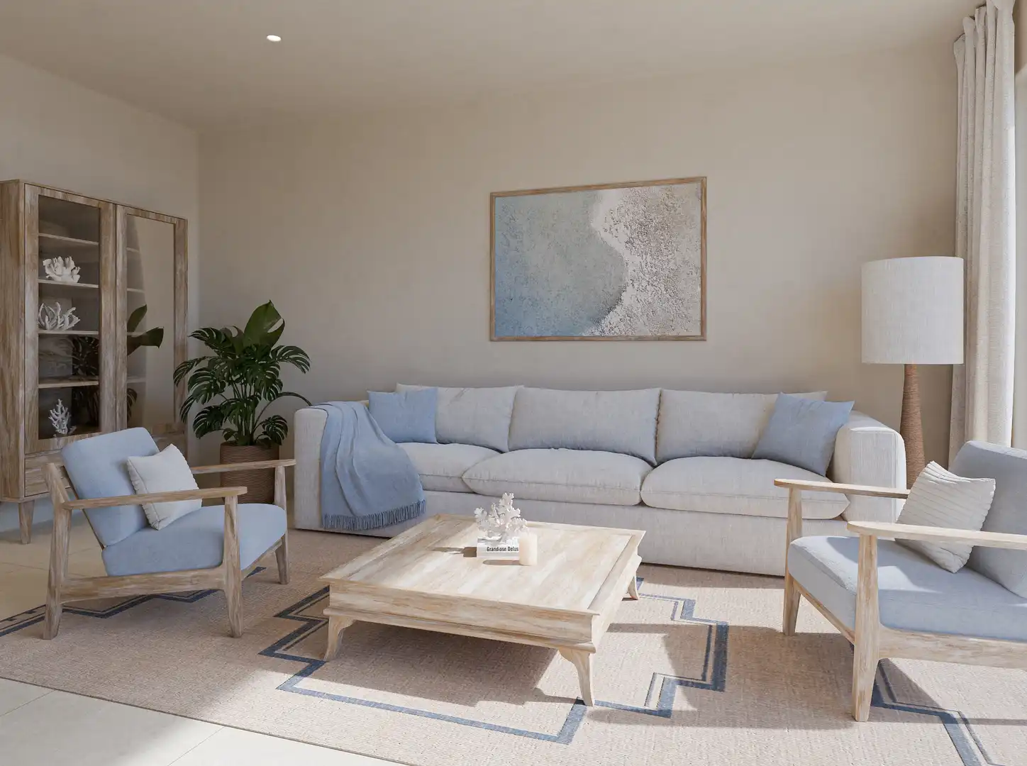 Living room of Apartments for sale in Cullera  with Air Conditioner, Heating and Terrace