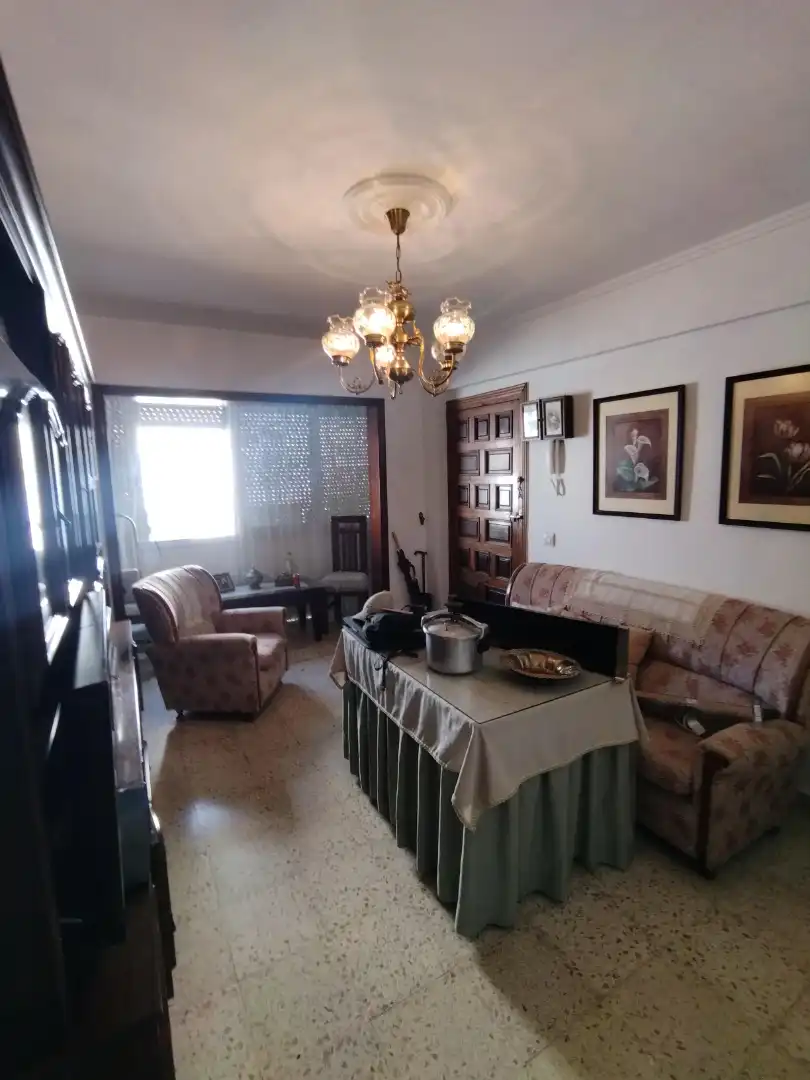 Sala d'estar de Pis en venda en Vejer de la Frontera amb Moblat, Forn i Rentadora