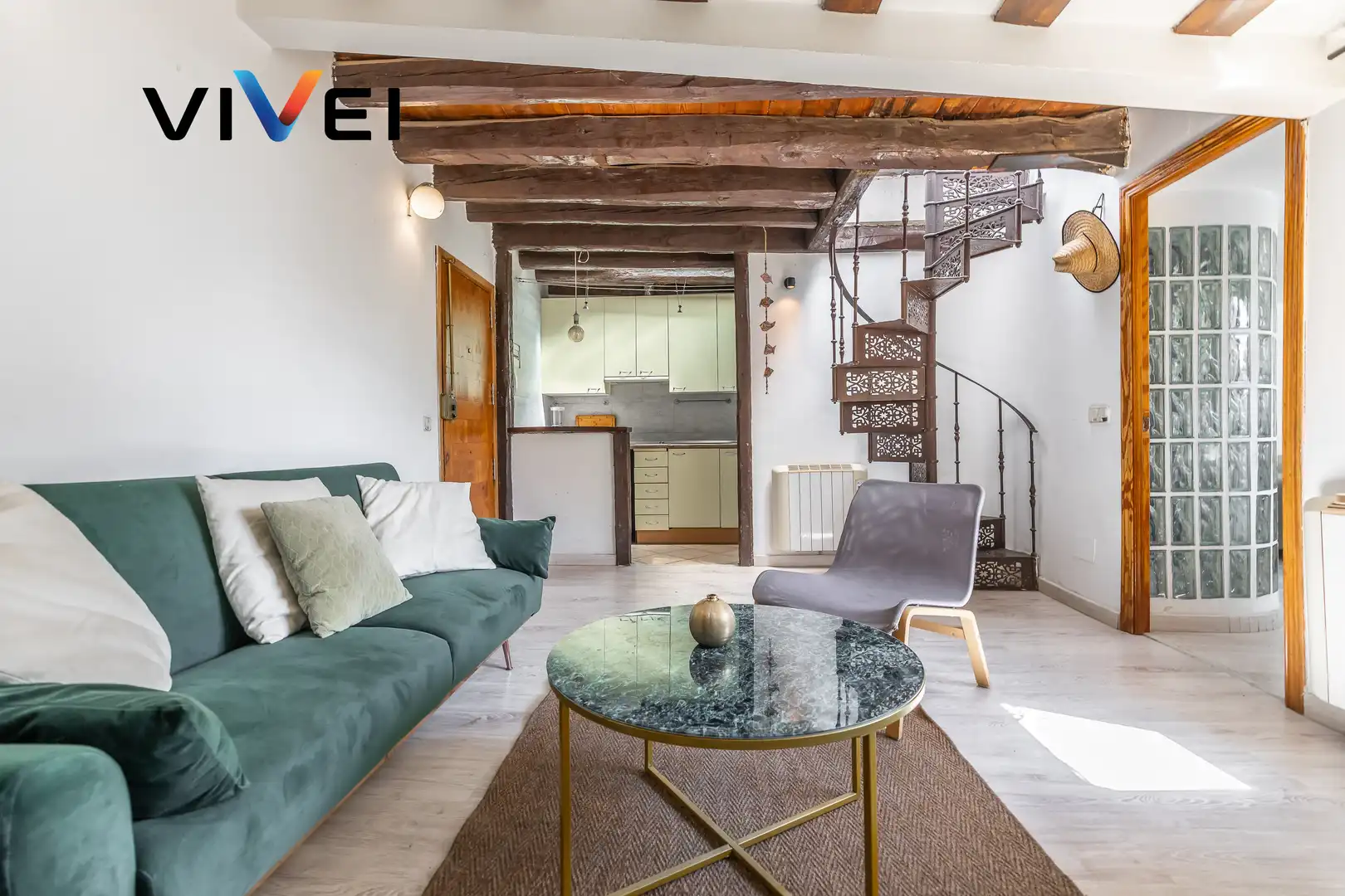 Sala de estar de Ático en venta en Madrid con Aire acondicionado, Calefacción y Terraza