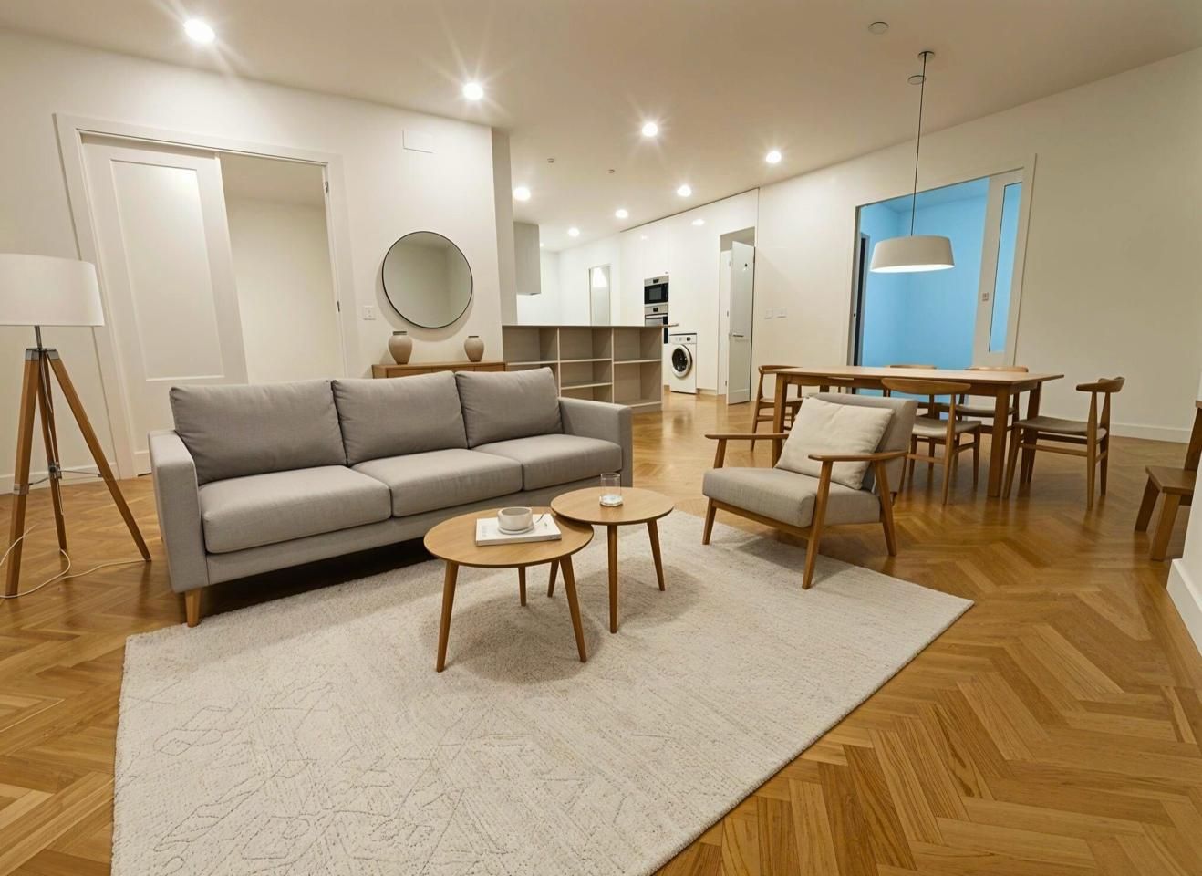 Sala d'estar de Pis en venda en  Madrid Capital