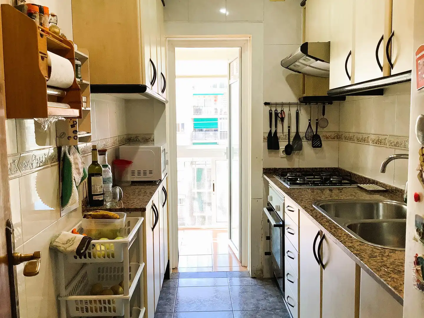 Kitchen of Flat for sale in El Masnou  with Heating and Balcony