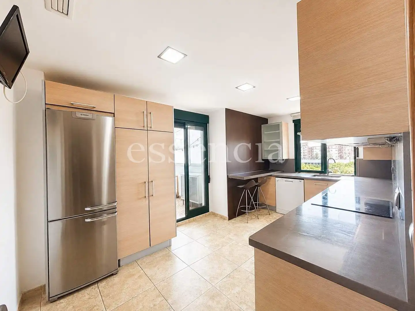 Cocina de Ático en venta en Gandia con Aire acondicionado, Jardín privado y Terraza