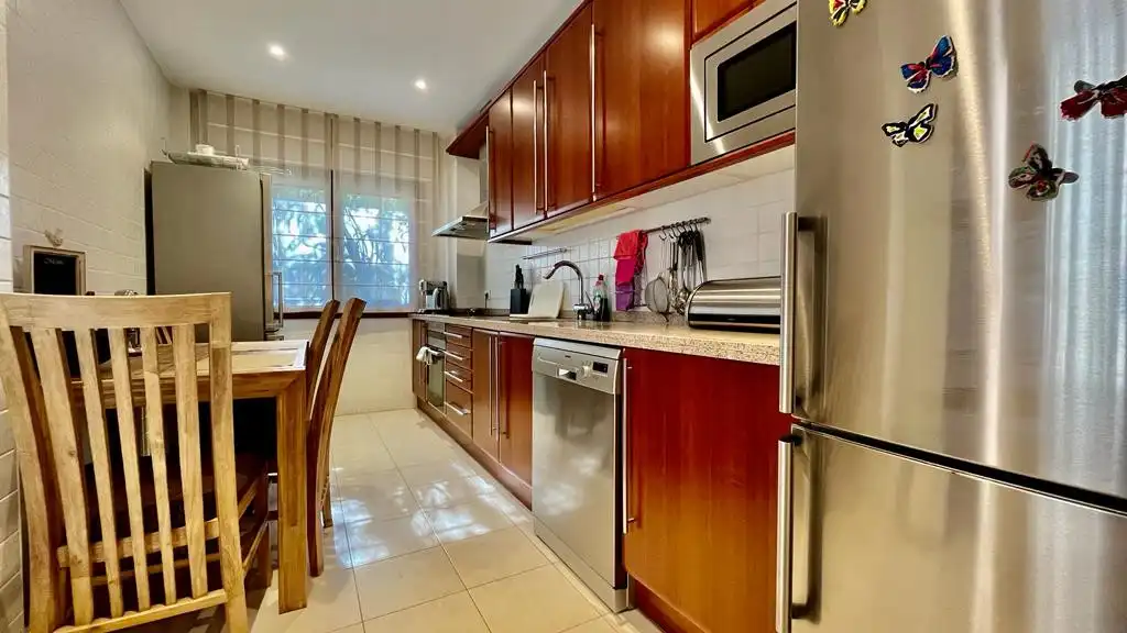 Kitchen of Ground floor for rent in Marbella  with Air Conditioner, Private garden and Terrace