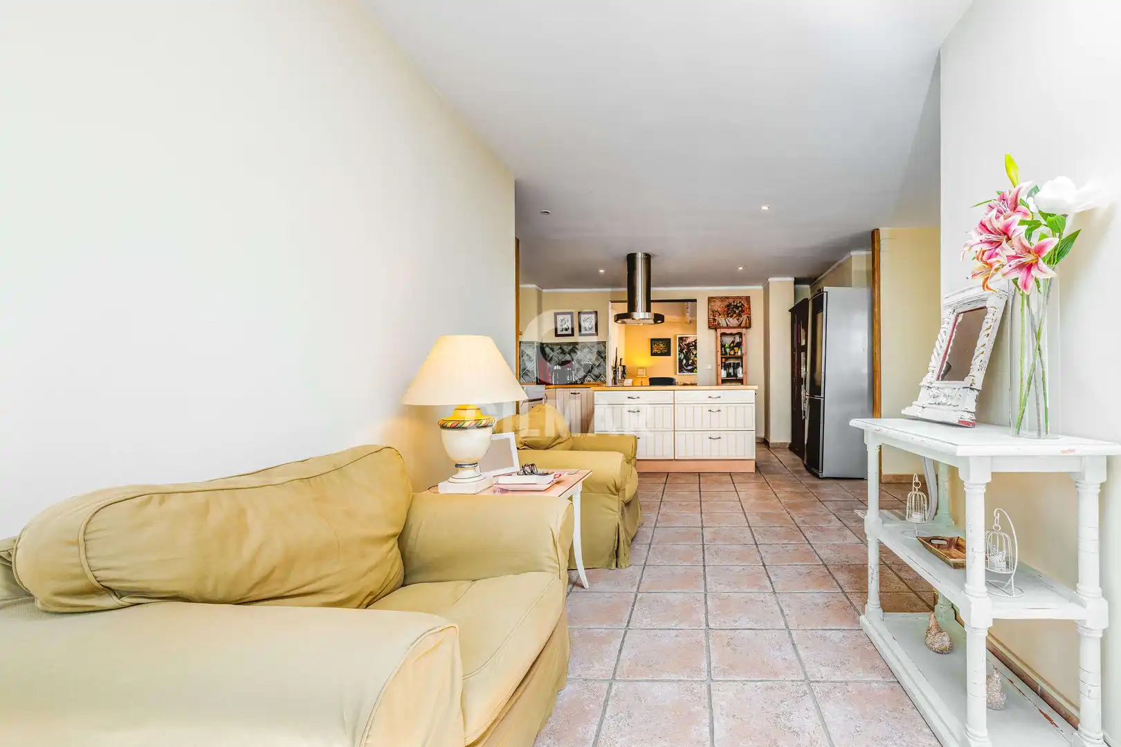 Living room of Flat for sale in Fuengirola  with Heating, Furnished and Balcony