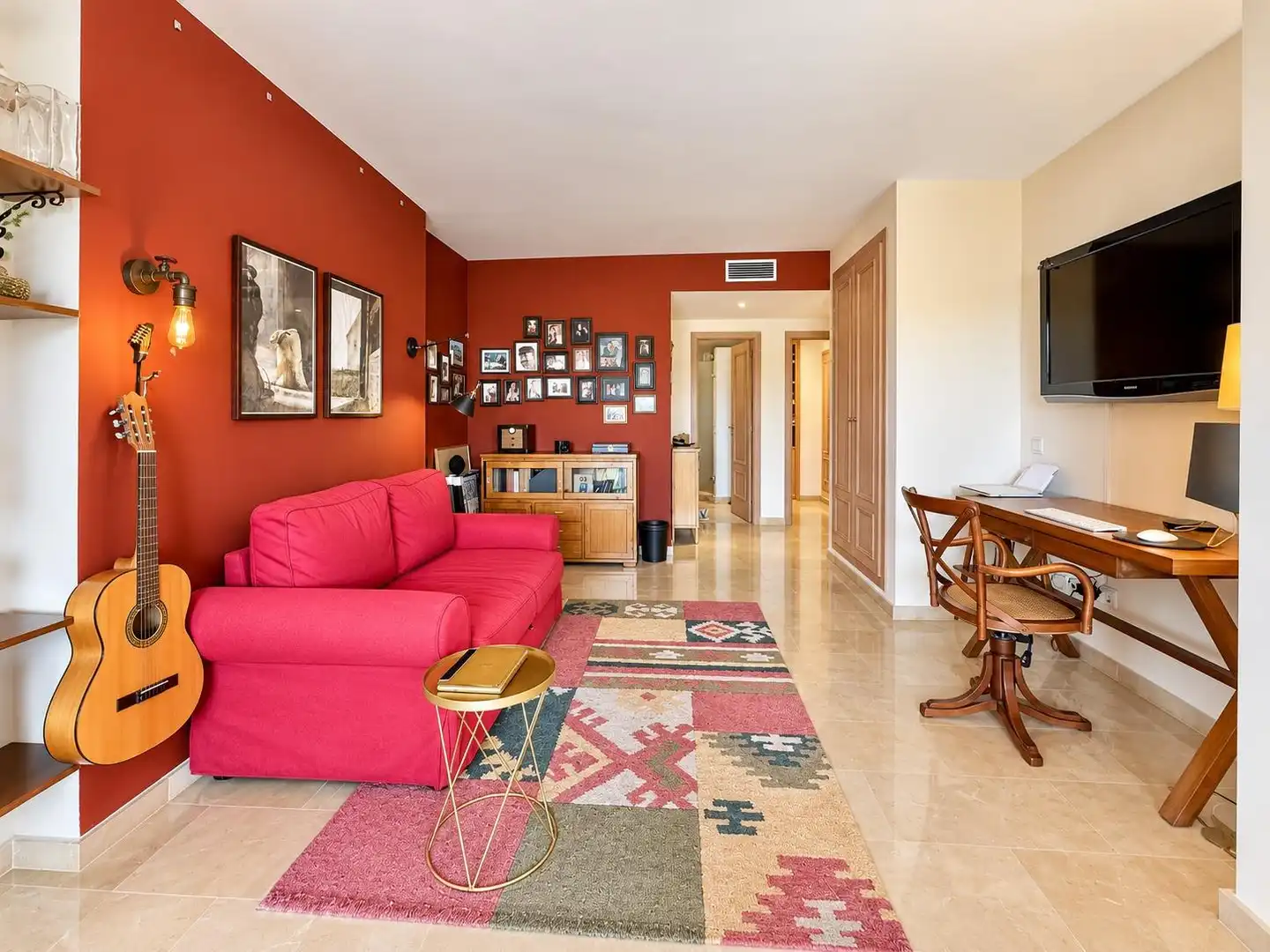 Living room of Attic for sale in Calvià  with Air Conditioner, Private garden and Terrace
