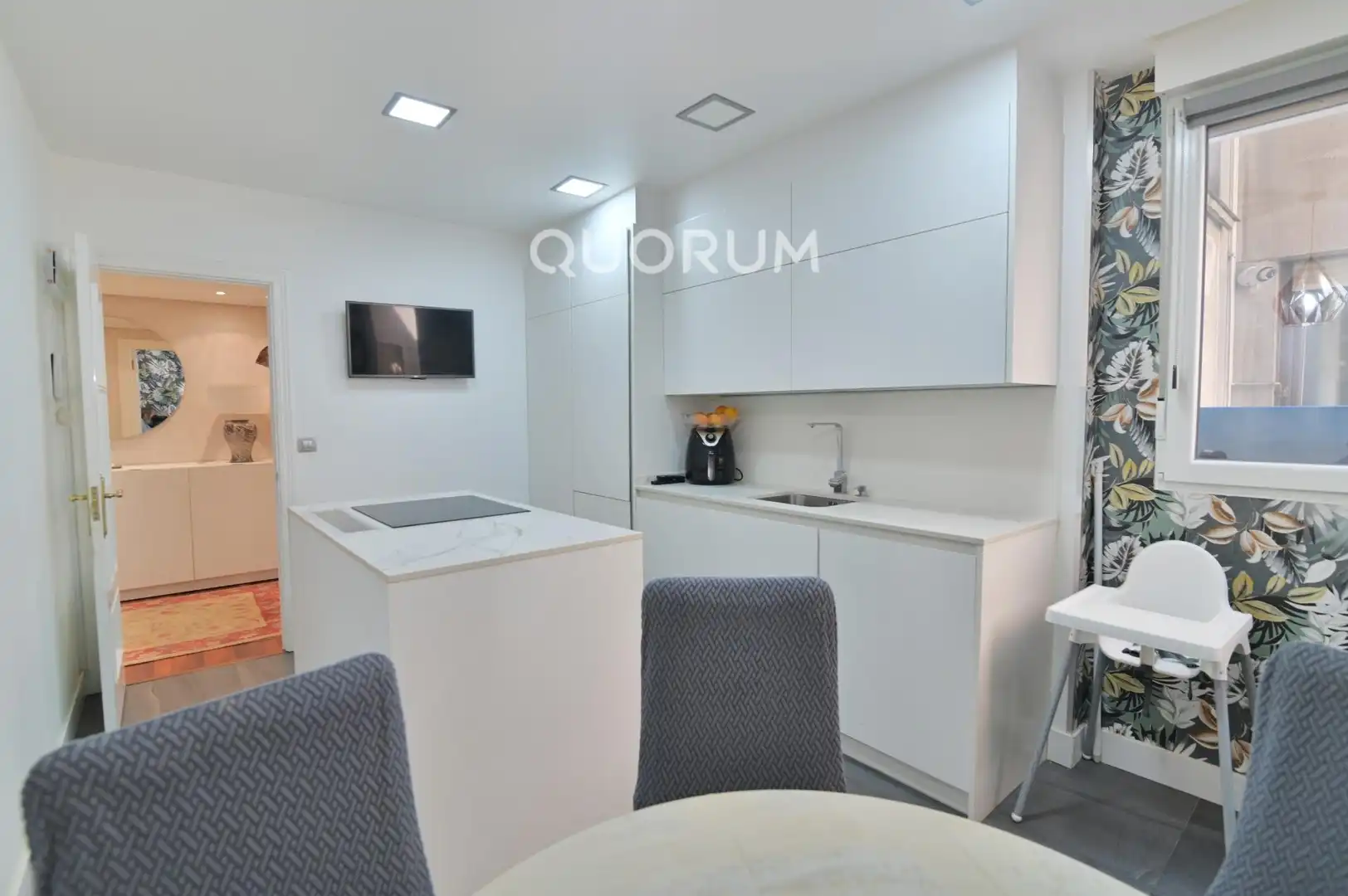 Cocina de Piso en venta en Bilbao  con Calefacción, Terraza y Amueblado