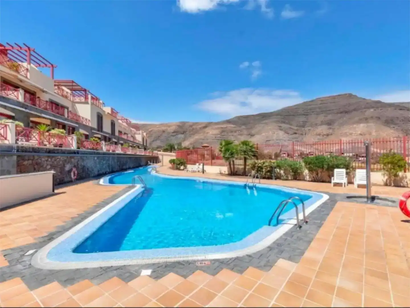 Exterior view of Flat for sale in Pájara  with Private garden, Swimming Pool and Furnished