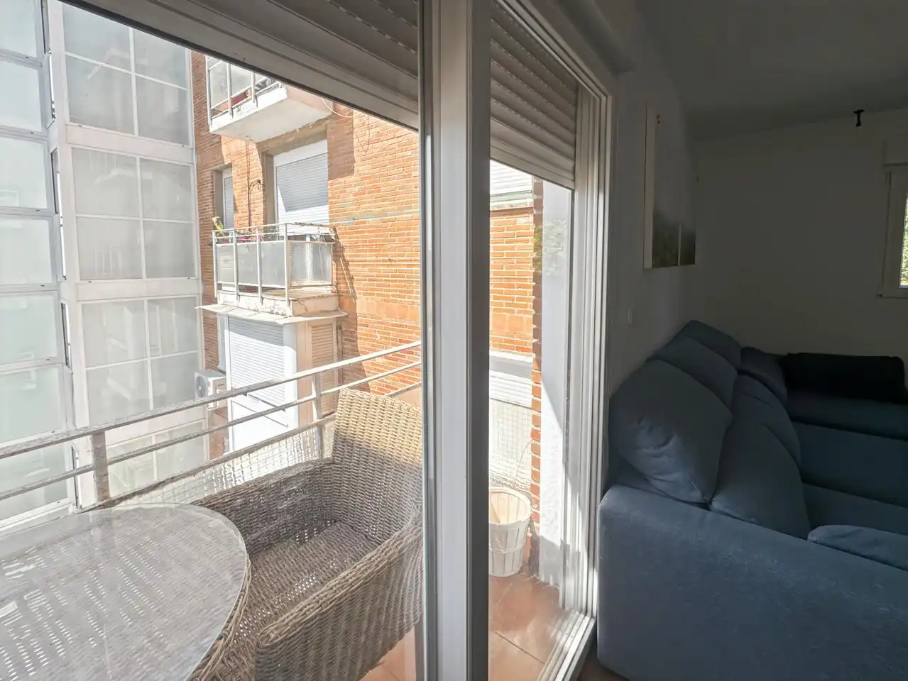 Balcony of Flat for rent in Madrid  with Air Conditioner, Heating and Terrace