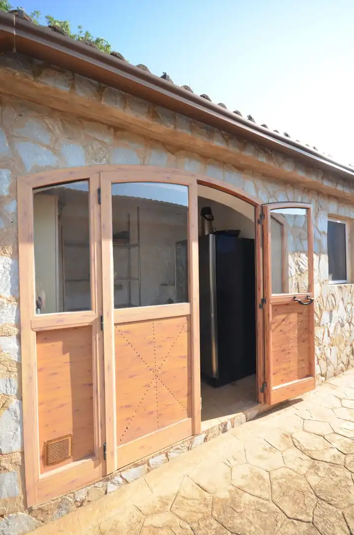 Terrassa de Finca rústica en venda en Santa Eugènia amb Aire condicionat, Calefacció i Jardí privat
