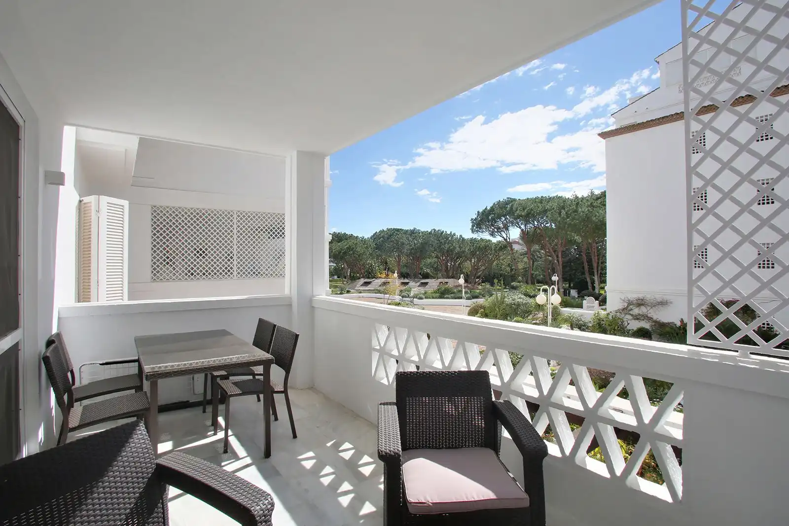 Terrassa de Pis de lloguer en Marbella amb Aire condicionat, Terrassa i Moblat