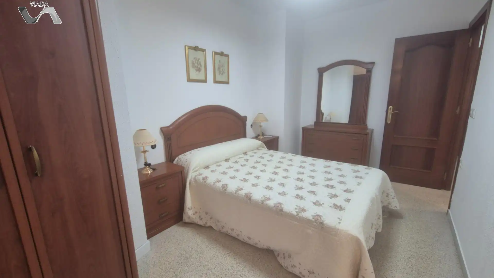 Habitación de Apartamento de alquiler en Puertollano con Aire acondicionado, Calefacción y Terraza