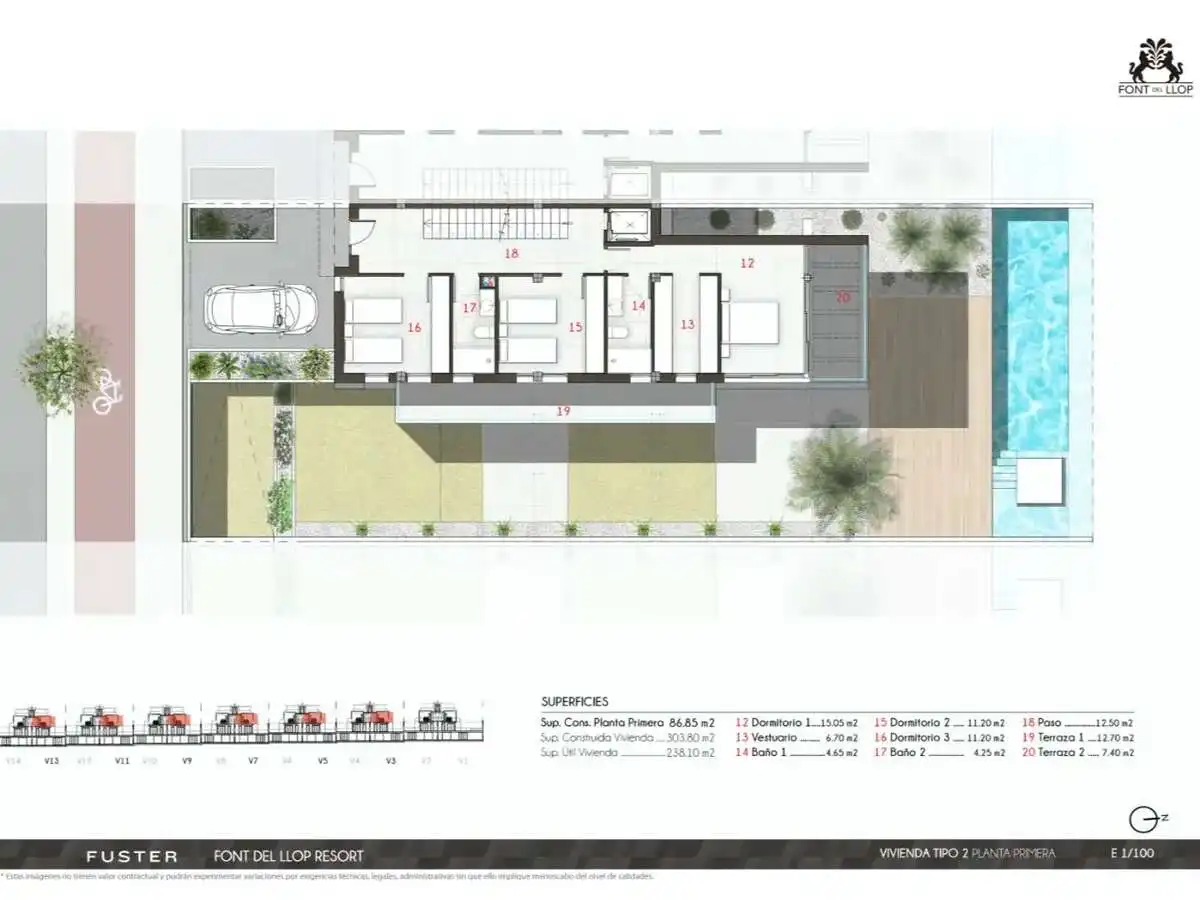 Adosado con jardín en venta en Monforte del Cid, imagen 37