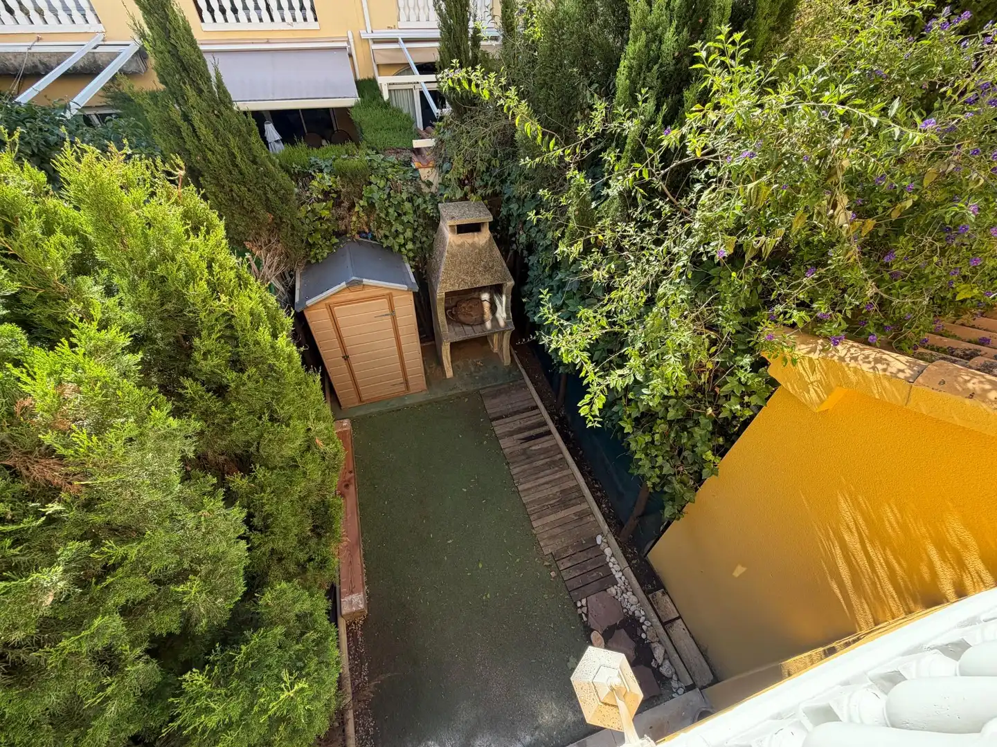 Garten von Einfamilien-Reihenhaus zum Verkauf in Dénia mit Klimaanlage, Privatgarten und Terrasse