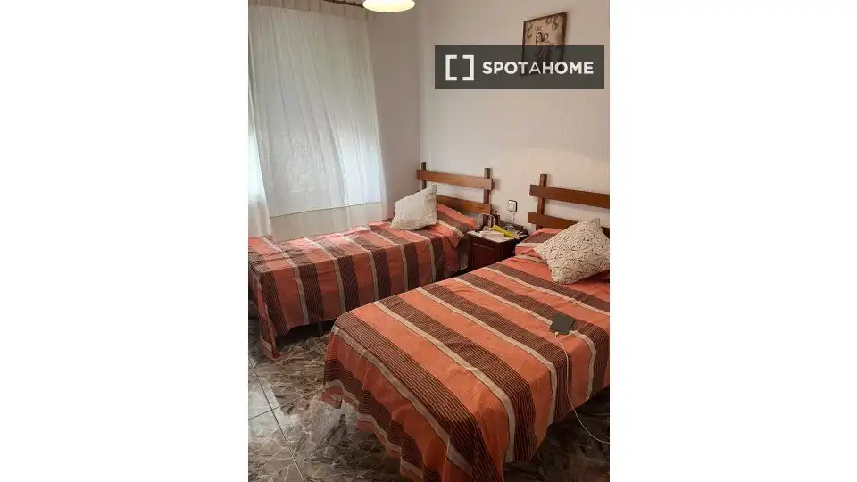 Habitación de Apartamento para compartir en San Pedro del Pinatar con Aire acondicionado, Terraza y Amueblado