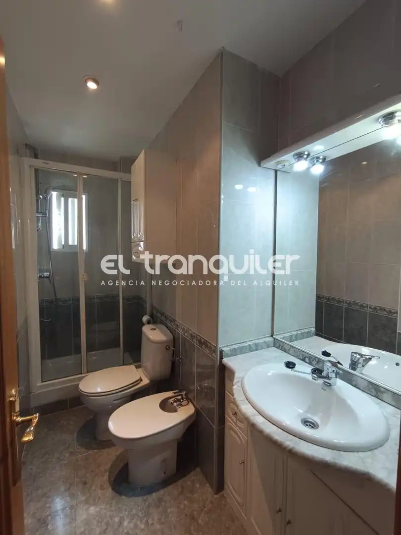 Bathroom of Flat for rent in Madrid  with Terrace and Furnished