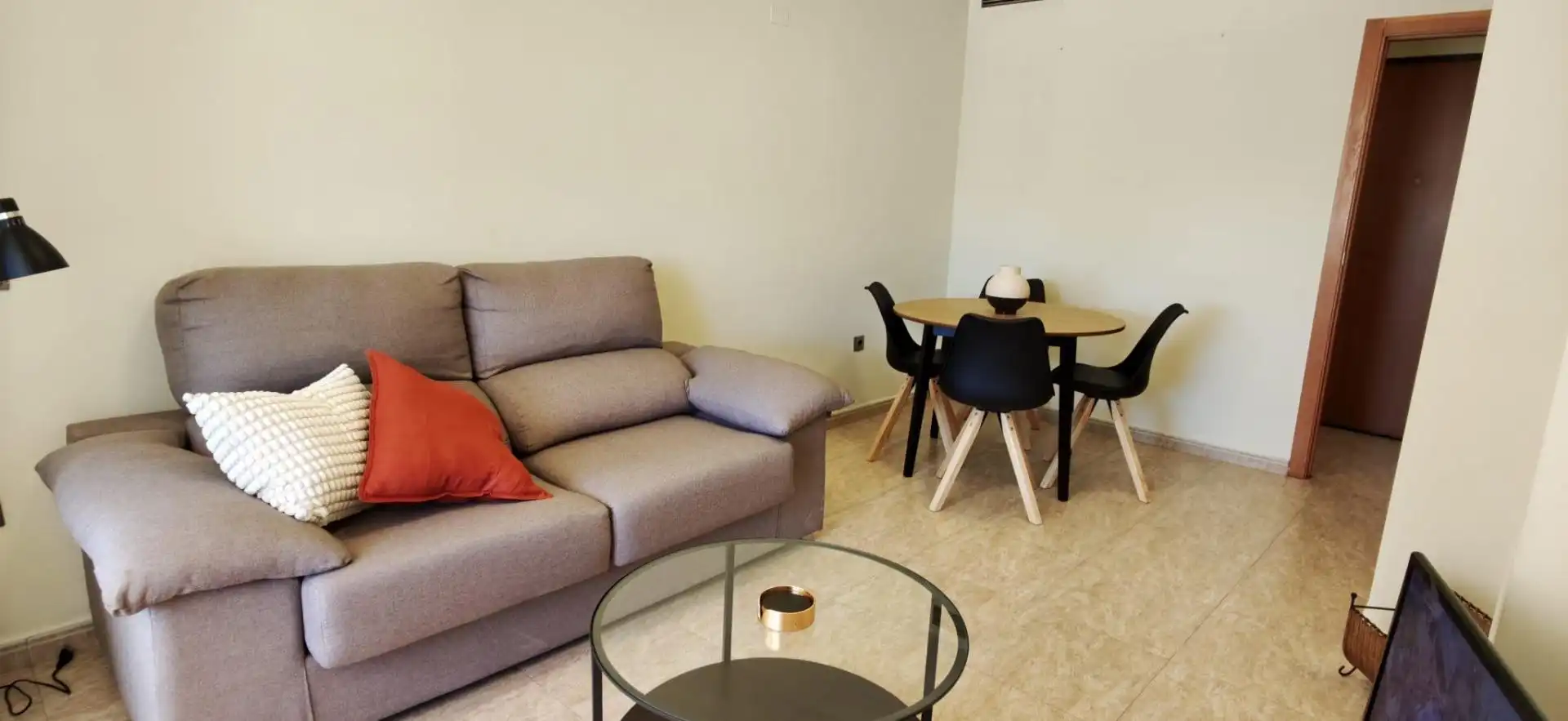 Wohnzimmer von Wohnung zur Miete in Murcia mit Klimaanlage, Abstellraum und Möbliert