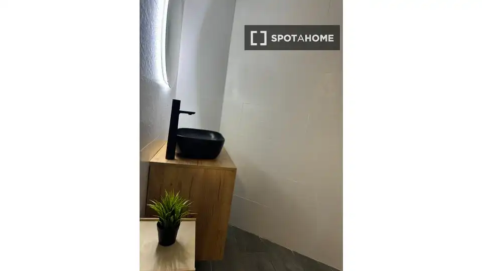 Baño de Piso de alquiler en Alicante / Alacant con Aire acondicionado, Calefacción y Amueblado