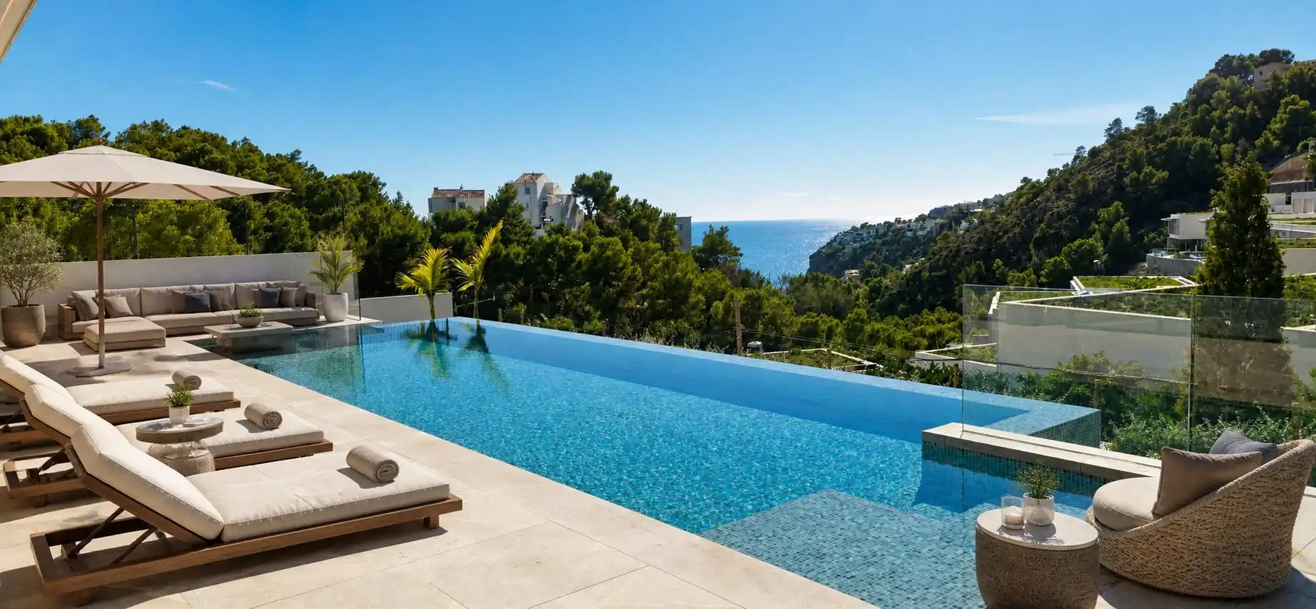 Piscina de Casa o xalet en venda en Andratx amb Aire condicionat, Calefacció i Jardí privat