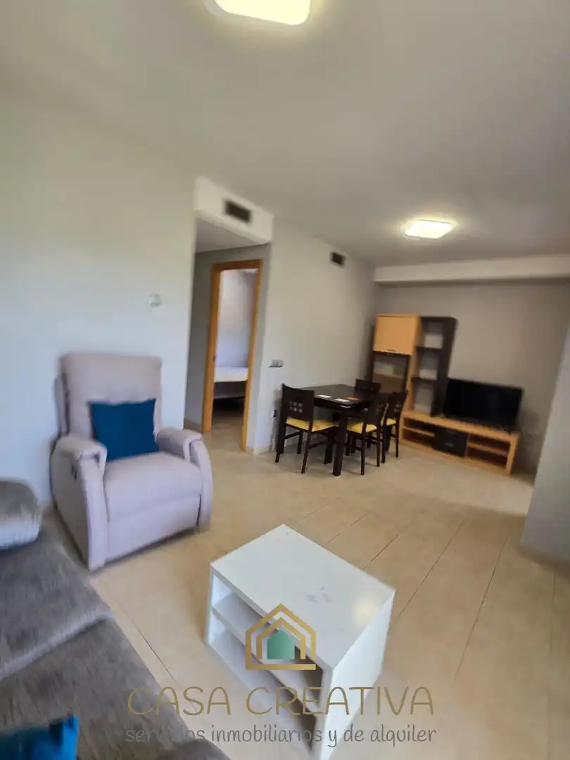Living room of Apartments for rent in Puçol  with Air Conditioner, Private garden and Furnished