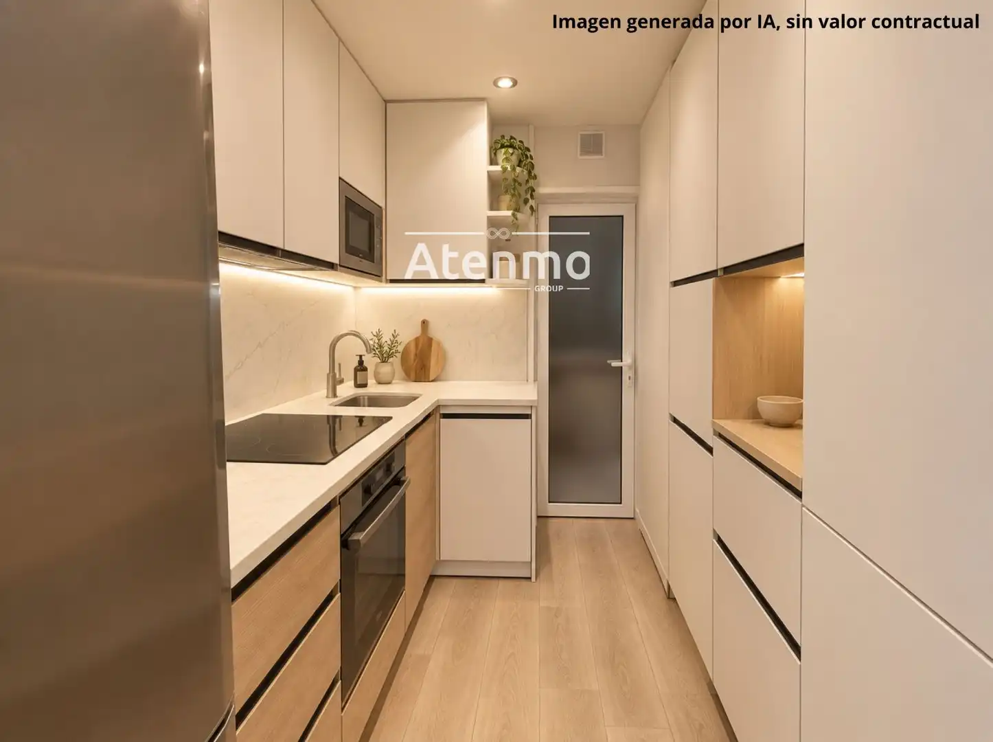 Kitchen of Flat for sale in Barcelona  with Air Conditioner and Heating