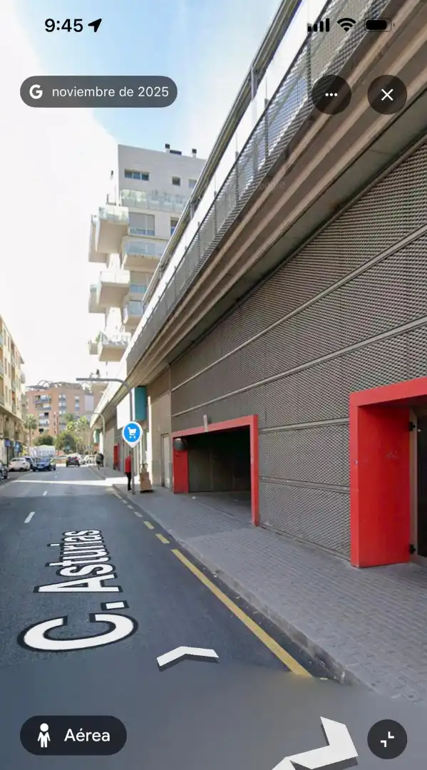 Vista exterior de Garatge de lloguer en Murcia