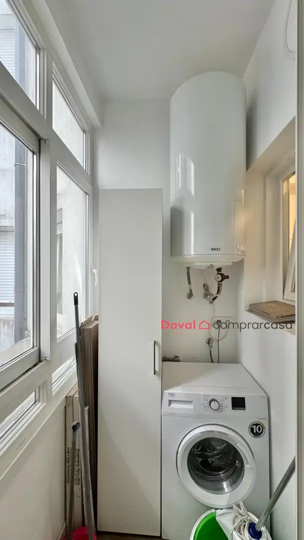 Terraza de Piso de alquiler en Vigo  con Calefacción y Amueblado