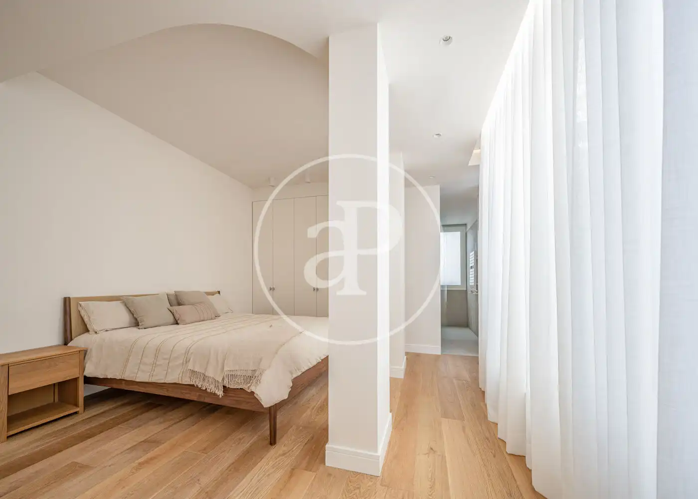 Schlafzimmer von Wohnung zum Verkauf in Madrid mit Klimaanlage, Heizung und Möbliert