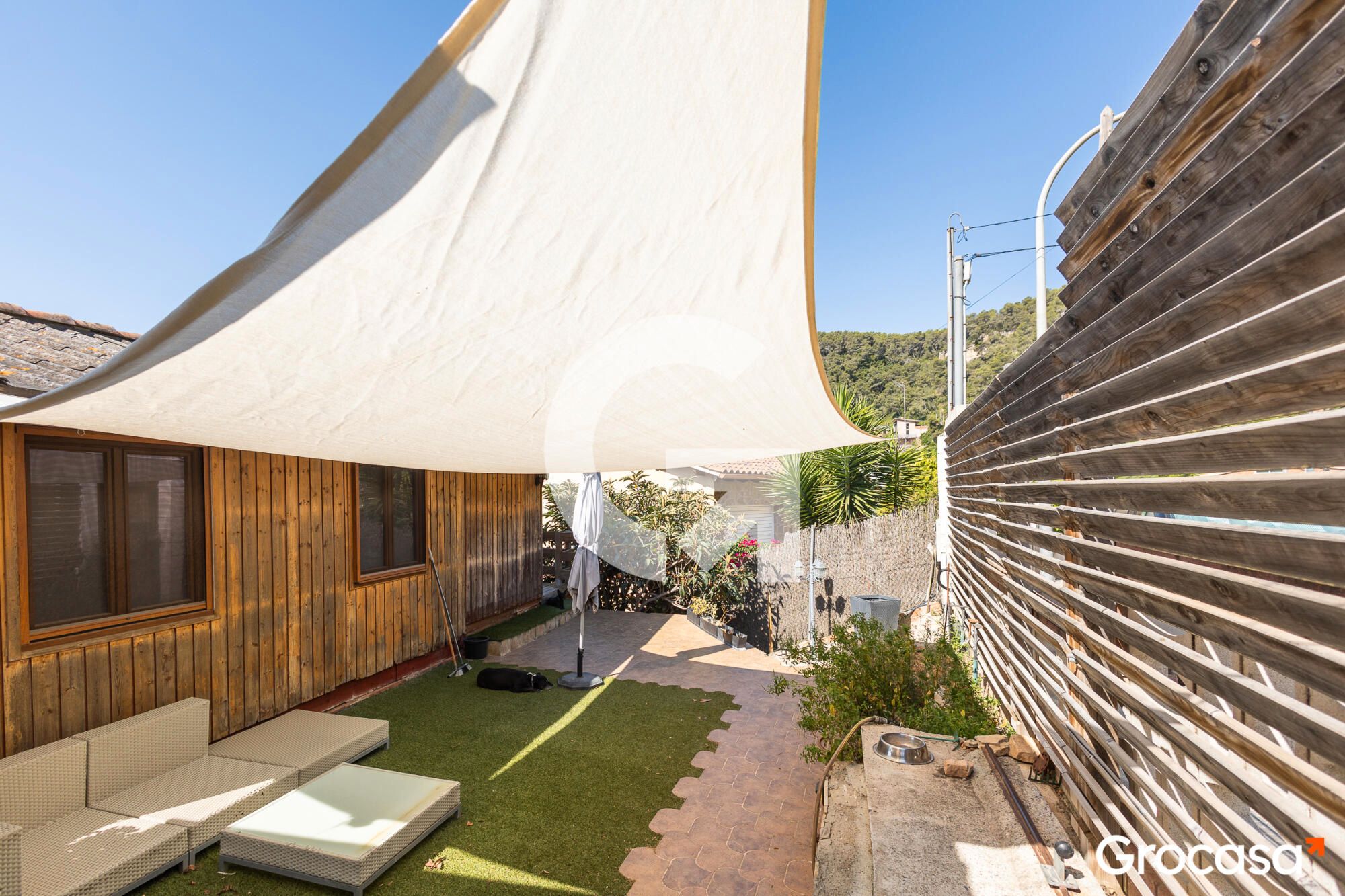 Jardí de Casa o xalet en venda en Vallirana amb Aire condicionat, Jardí privat i Terrassa