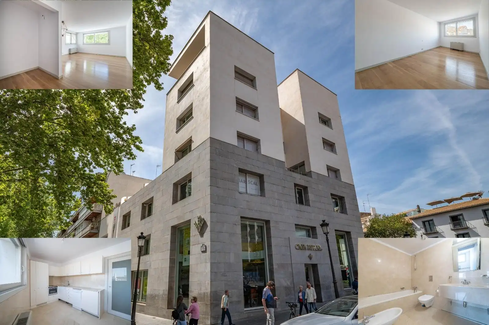 Vista exterior de Piso en venta en Granada con Calefacción, Parquet y Alarma