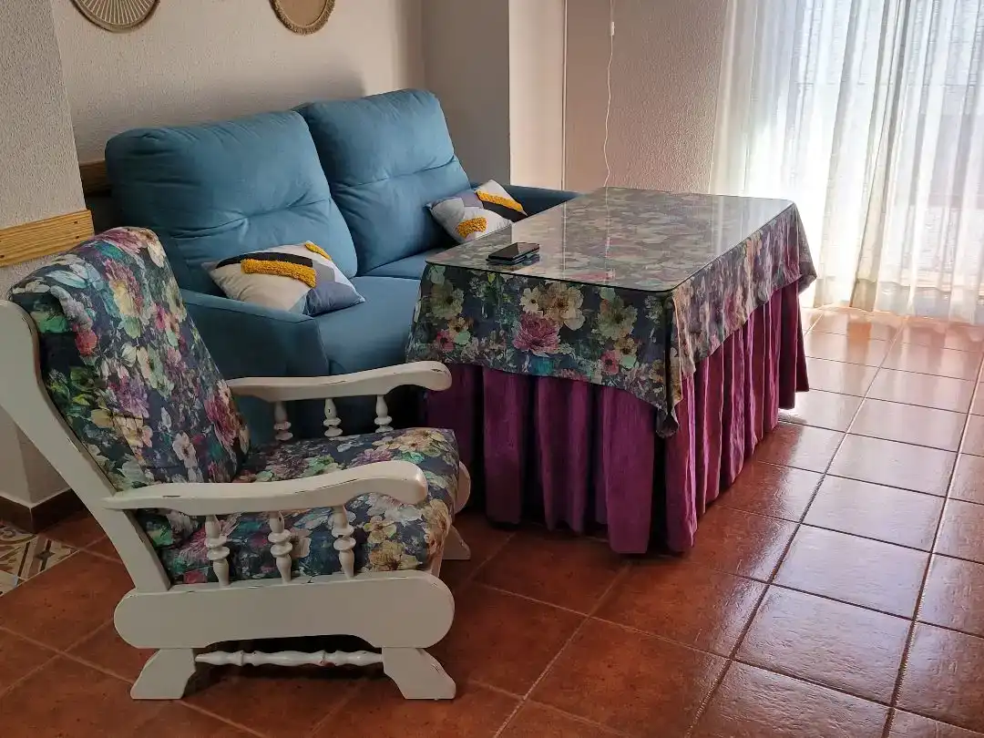 Sala de estar de Piso en venta en Grazalema con Aire acondicionado, Amueblado y Balcón