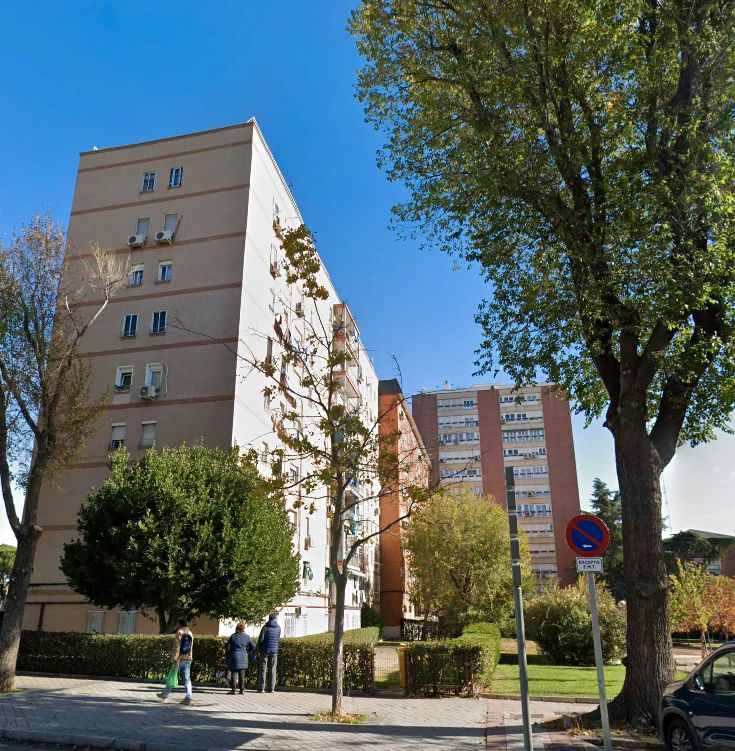 Vista exterior de Pis en venda en  Madrid Capital amb Aire condicionat i Terrassa