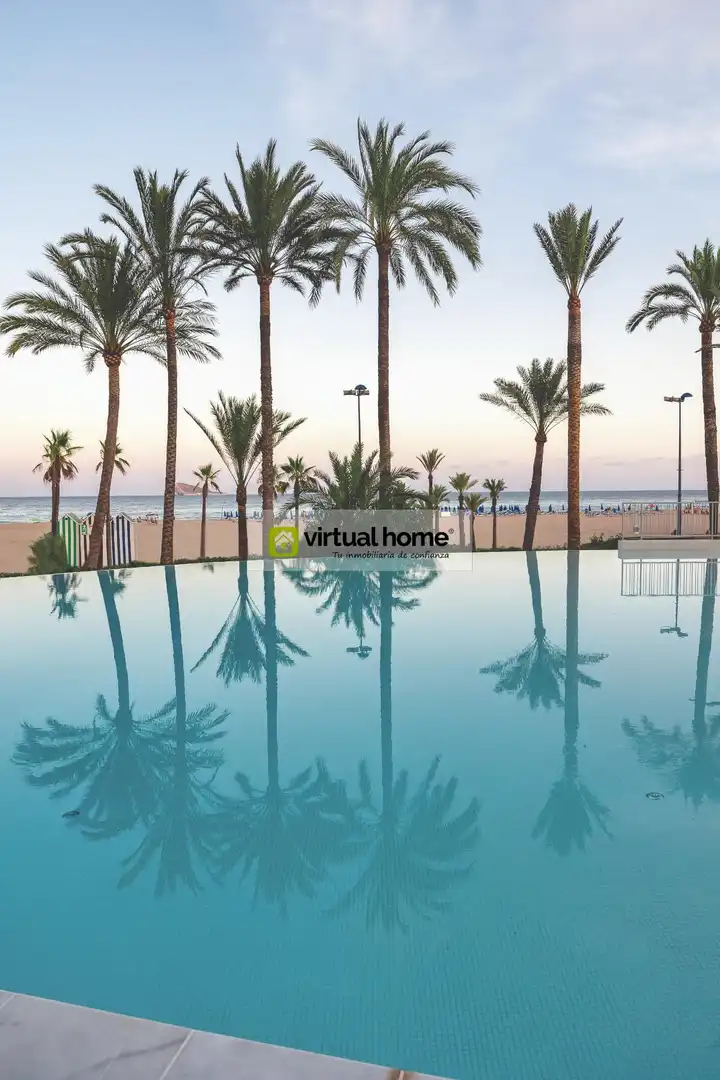 Swimming pool of Apartments for sale in Benidorm  with Air Conditioner, Private garden and Terrace