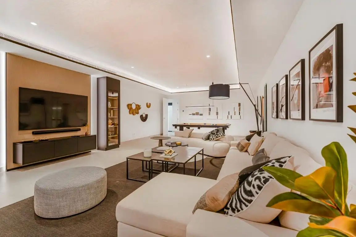 Living room of Houses for sale in Marbella  with Air Conditioner, Heating and Private garden