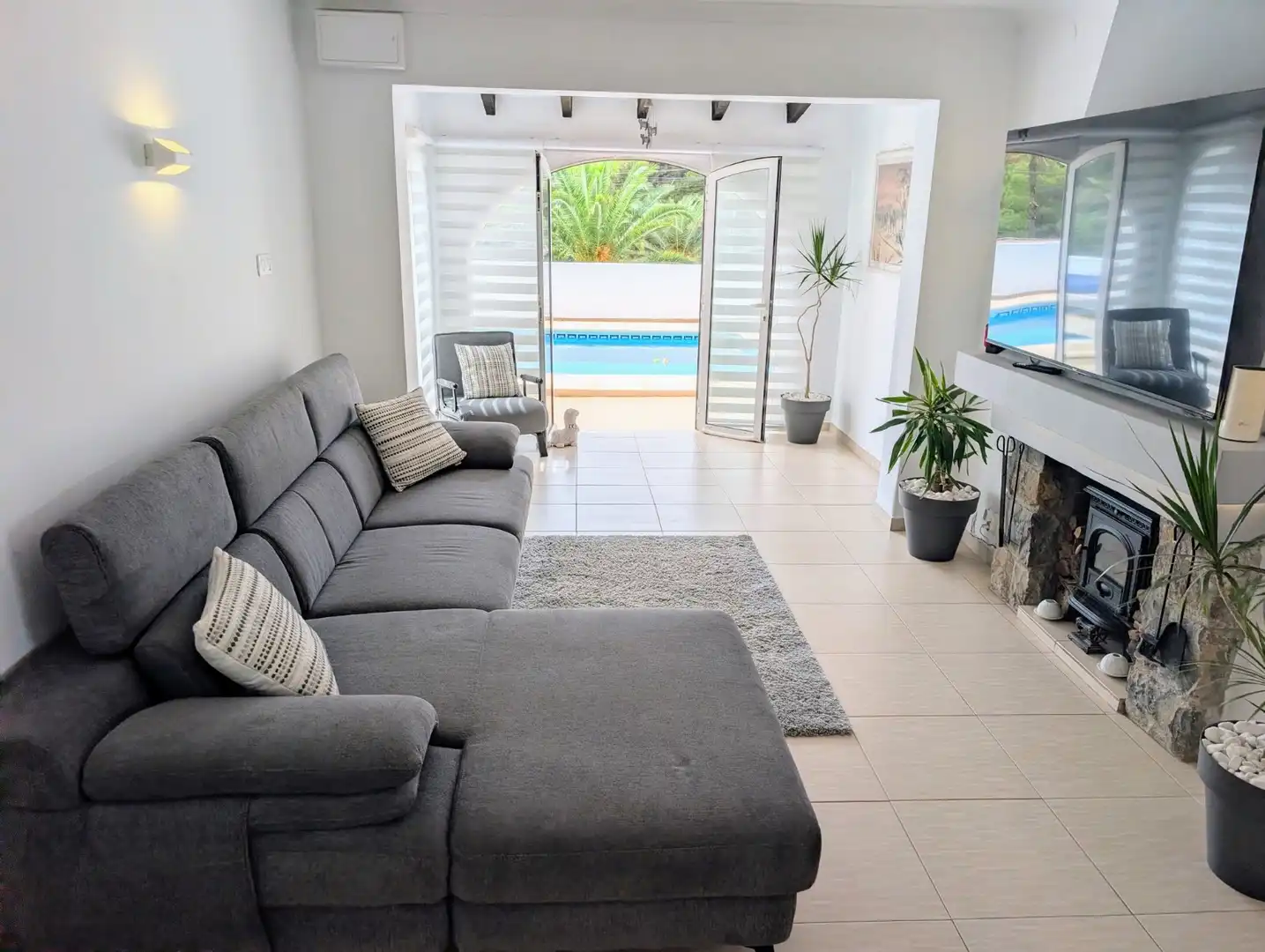 Sala d'estar de Casa o xalet en venda en Cala Advocat - Baladrar  