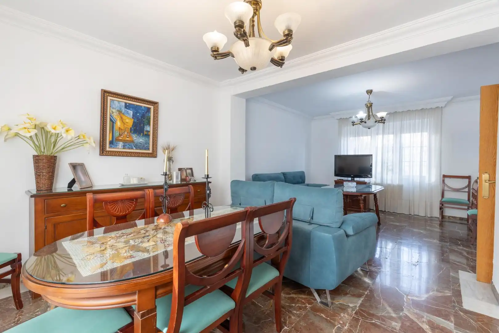 Sala de estar de Casa o chalet en venta en Las Gabias con Calefacción, Trastero y Balcón