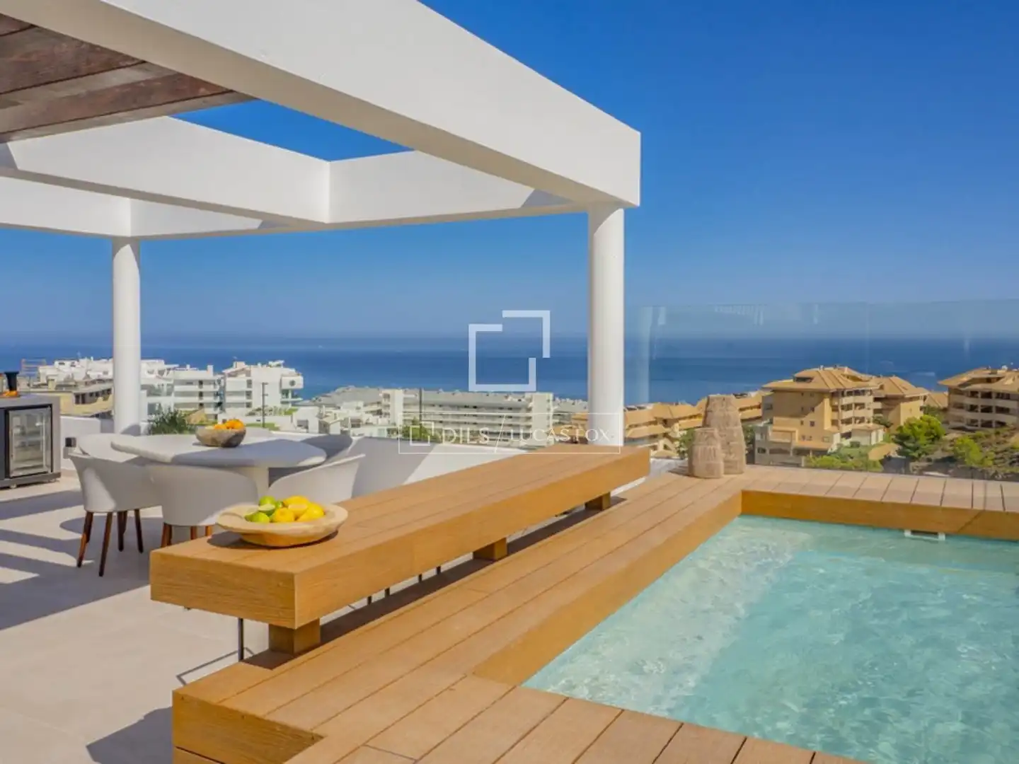 Terraza de Casa o chalet en venta en Benalmádena con Aire acondicionado, Calefacción y Jardín privado