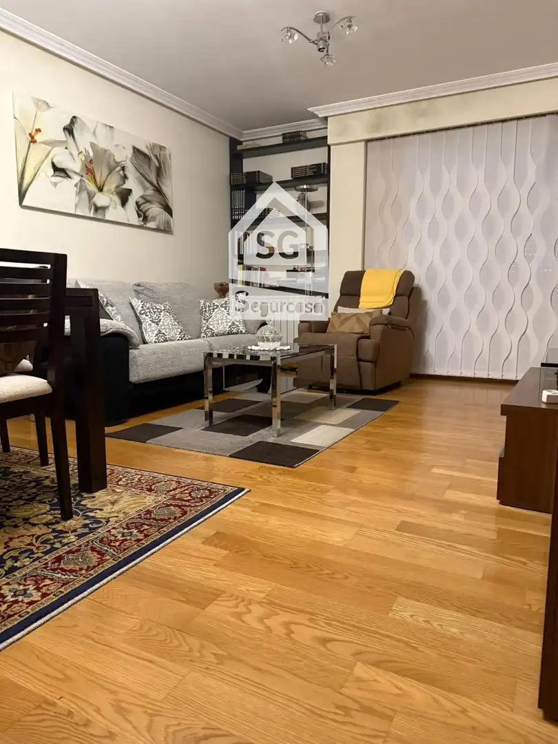 Living room of Flat for sale in Ourense Capital   with Heating, Terrace and Storage room